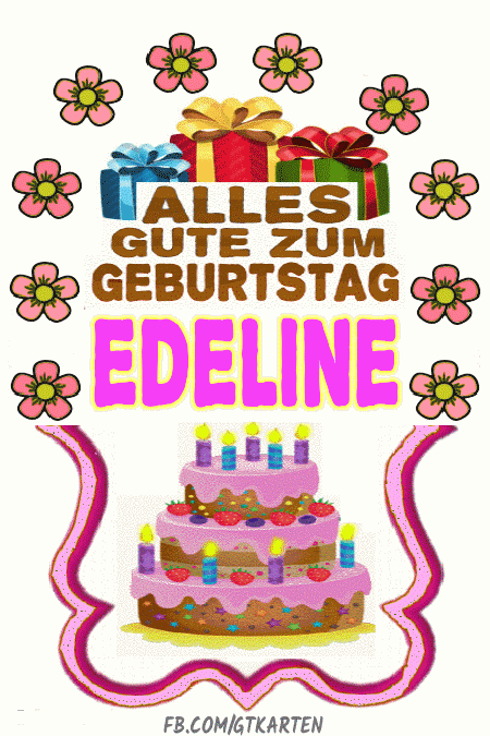 Alles gute zum geburtstag Edeline