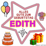 Alles gute zum geburtstag Edith