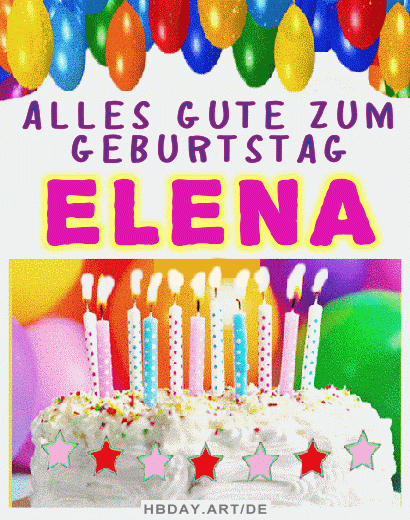 Alles gute zum geburtstag Elena