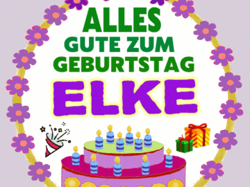 Alles gute zum geburtstag Elke