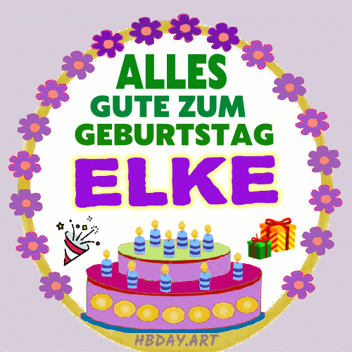 Alles gute zum geburtstag Elke