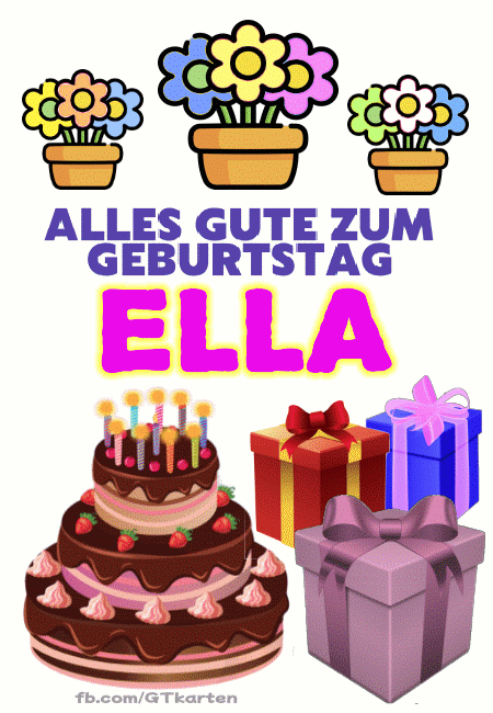 Alles gute zum geburtstag Ella