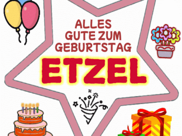 Alles gute zum geburtstag Etzel