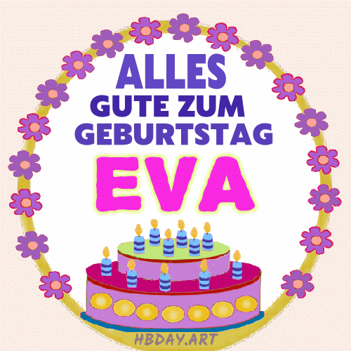 Alles gute zum geburtstag Eva