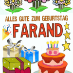 Alles gute zum geburtstag Farand