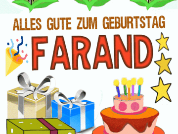 Alles gute zum geburtstag Farand