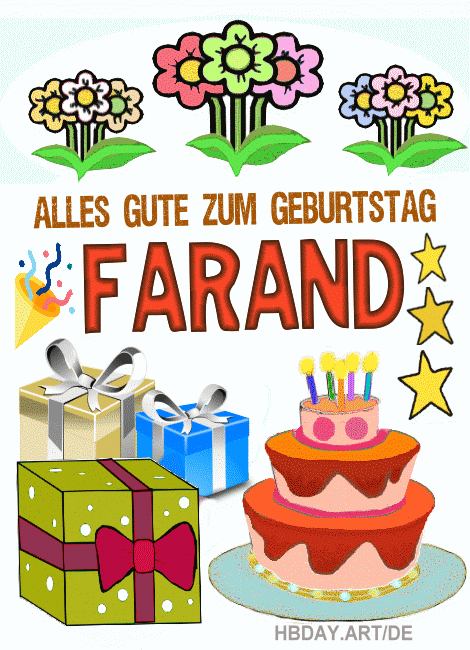 Alles gute zum geburtstag Farand