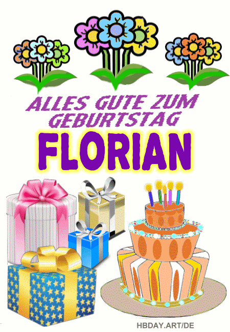 Alles gute zum geburtstag Florian