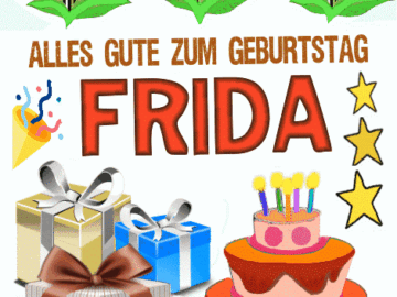 Alles gute zum geburtstag Frida