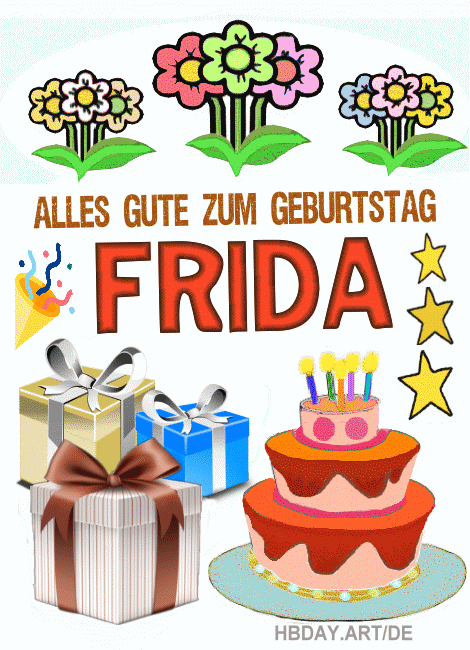 Alles gute zum geburtstag Frida