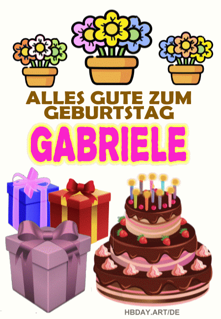 Alles gute zum geburtstag Gabriele