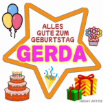 Alles gute zum geburtstag Gerda