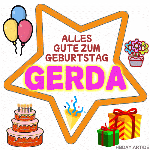 Alles gute zum geburtstag Gerda