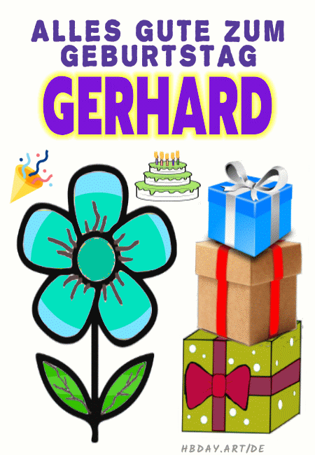 Alles gute zum geburtstag Gerhard