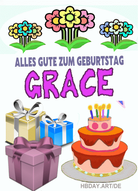 Alles gute zum Geburtstag Grace