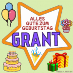 Alles gute zum geburtstag Grant