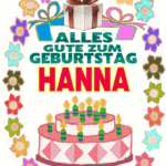 Alles Gute Zum Geburtstag HANNA 