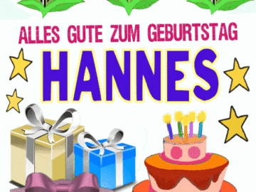 Alles gute zum geburtstag Hannes