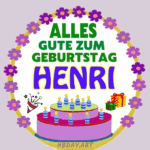 Alles gute zum geburtstag Henri