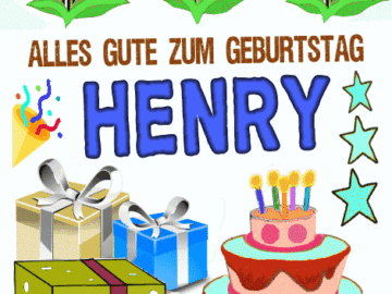 Alles gute zum geburtstag Henry