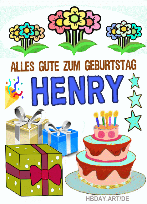 Alles gute zum geburtstag Henry