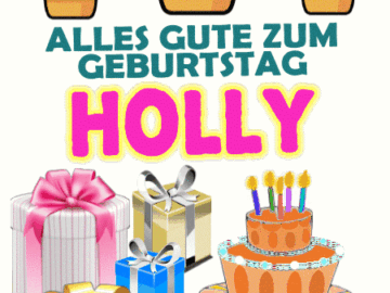 Alles gute zum geburtstag Holly