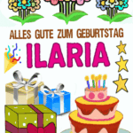 Alles gute zum geburtstag Ilaria