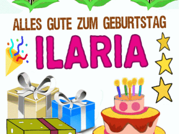 Alles gute zum geburtstag Ilaria