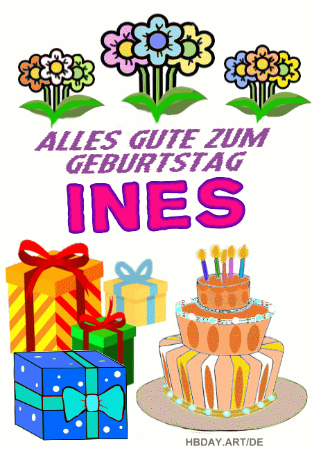 Alles gute zum geburtstag Ines