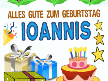 Alles gute zum geburtstag Ioannis