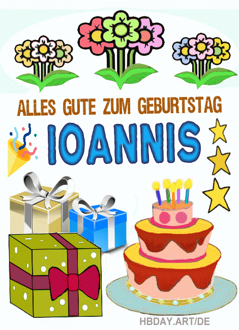 Alles gute zum geburtstag Ioannis