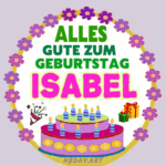 Alles gute zum geburtstag Isabel
