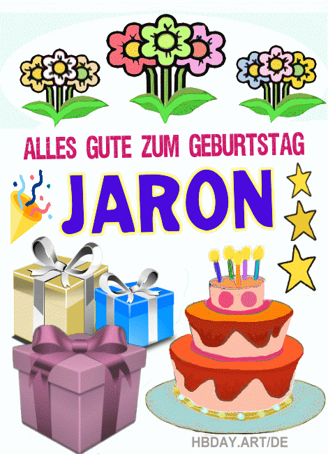 Alles gute zum geburtstag Jaron