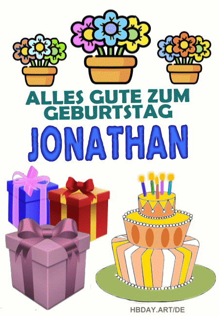 Alles gute zum geburtstag Jonathan