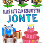 Alles gute zum geburtstag Jonte