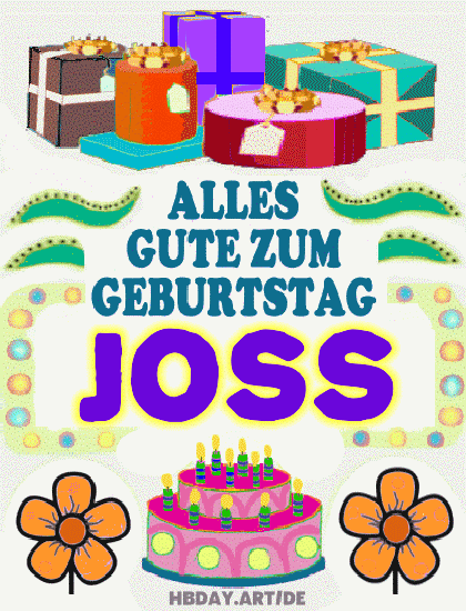 Alles gute zum geburtstag Joss