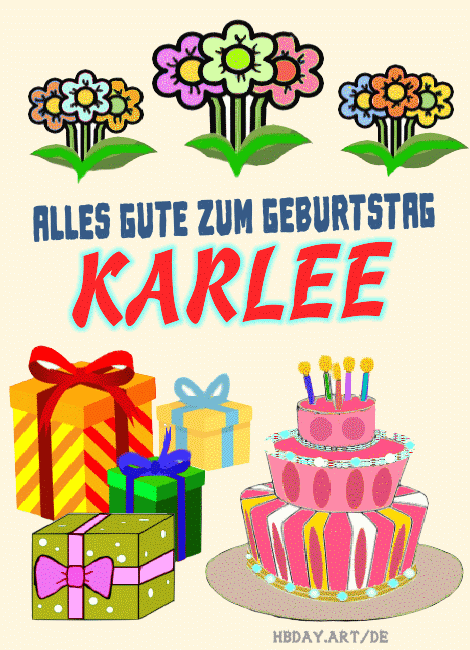 Alles gute zum geburtstag Karlee