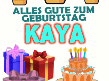 Alles gute zum geburtstag Kaya