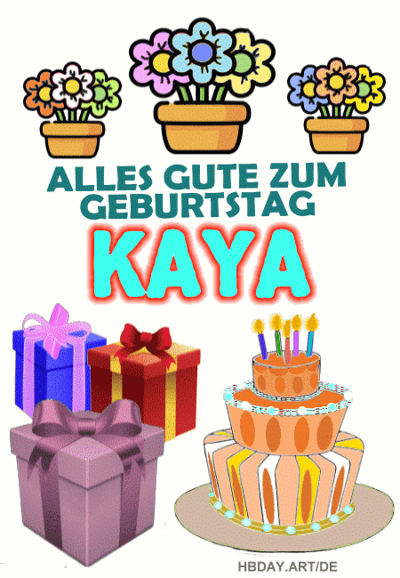Alles gute zum geburtstag Kaya