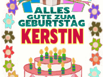   Alles Gute Zum Geburtstag Kerstin