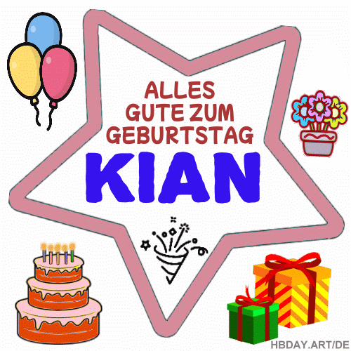 Alles gute zum geburtstag Kian
