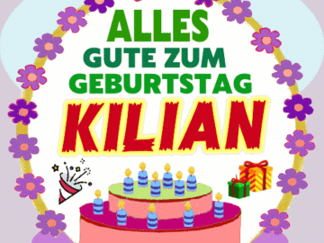 Alles gute zum geburtstag Kilian