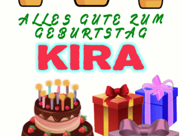 Alles gute zum geburtstag Kira