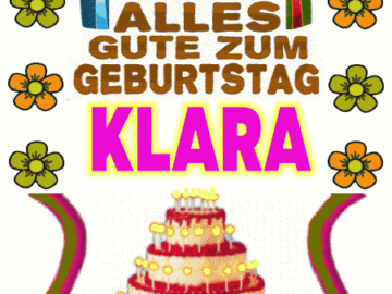 Alles gute zum geburtstag Klara