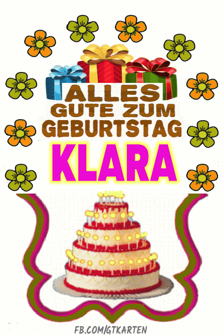 Alles gute zum geburtstag Klara