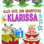 Alles gute zum geburtstag Klarissa
