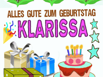 Alles gute zum geburtstag Klarissa
