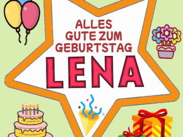 Alles gute zum geburtstag Lena