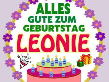 Alles gute zum geburtstag Leonie