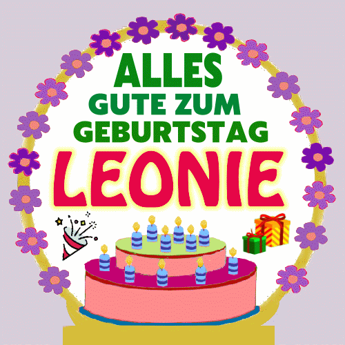 Alles gute zum geburtstag Leonie
